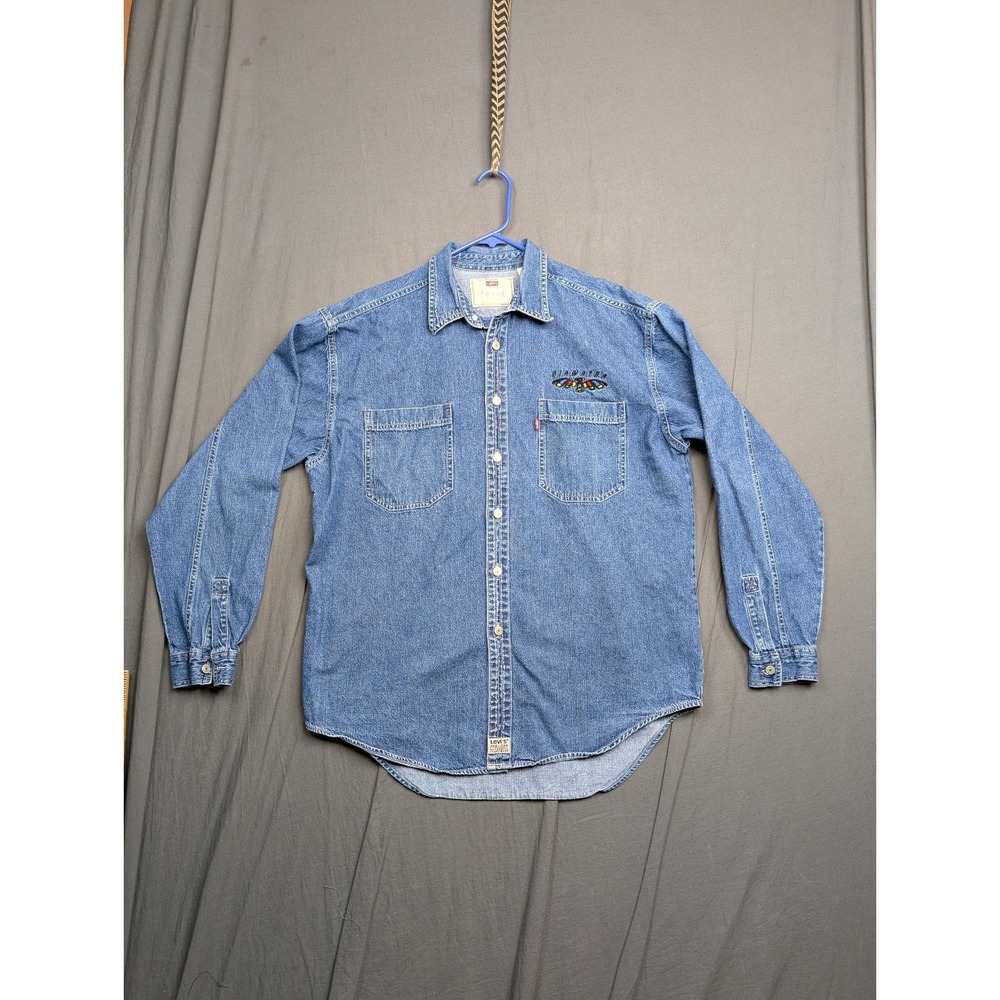 Levi's Denim Button-Up Long Sleeve Shirt‎ XL Womens